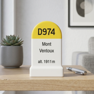 Borne kilométrique miniature souvenir du mont ventoux décoration
