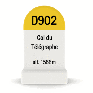 Borne kilométrique miniature du Col du Télégraphe, souvenir de cyclisme et de montagne